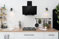 Вытяжка наклонная Garlyn CH-60, черный