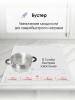 Индукционная варочная панель Zigmund & Shtain CI 29.6 W, белый