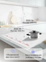 Индукционная варочная панель Zigmund & Shtain CI 29.6 W, белый