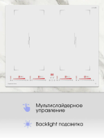 Индукционная варочная панель Zigmund & Shtain CI 29.6 W, белый