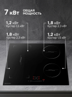 Индукционная варочная панель Zigmund & Shtain CI 46.6 B, черный