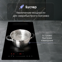 Индукционная варочная панель Zigmund & Shtain CI 61.3 B, черный