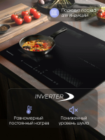 Индукционная варочная панель Zigmund & Shtain CI 62.6 B, черный