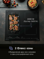Индукционная варочная панель Zigmund & Shtain CI 69.6 B, черный