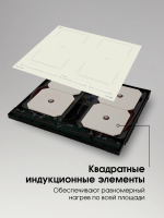 Индукционная варочная панель Zigmund & Shtain CI 69.6 I, бежевый