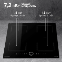 Индукционная варочная панель Zigmund & Shtain CI 79.6 B, черный