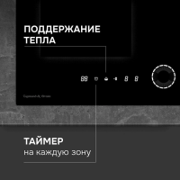 Индукционная варочная панель Zigmund & Shtain CI 79.6 B, черный