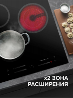 Электрическая варочная панель Zigmund & Shtain CN 53.4 B, черный