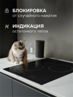 Электрическая варочная панель Zigmund & Shtain CN 53.4 B, черный