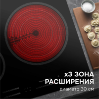 Электрическая варочная панель Zigmund & Shtain CN 53.6 B, черный