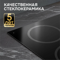 Электрическая варочная панель Zigmund & Shtain CN 53.6 B, черный