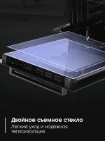 Электрический духовой шкаф Zigmund & Shtain E 172 B, черный