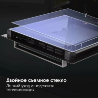 Электрический духовой шкаф Zigmund & Shtain E 173 S, нержавеющая сталь