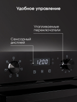 Электрический духовой шкаф Zigmund & Shtain E 174 B, черный