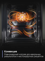 Электрический духовой шкаф Zigmund & Shtain E 174 B, черный