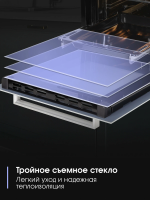 Электрический духовой шкаф Zigmund & Shtain E 174 W, белый