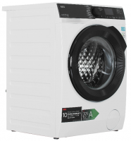 Стиральная машина AEG LFR73044SCE, инвертор, функция пара, белый/черный