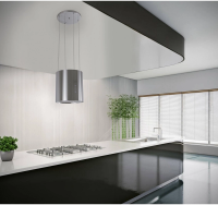 Вытяжка островная MBS Petunia 135 Island Inox, нержавеющая сталь