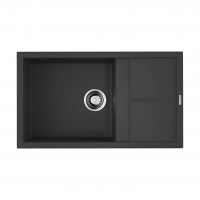 Кухонная мойка Omoikiri Sumi 86-BL, 86х50см искусственный гранит/черный