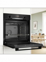 Духовой шкаф электрический Bosch HBG536EB4, черный