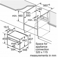 Духовой шкаф компактный Bosch CBG7741B1, пиролиз, TFT дисплей, черный (Германия)