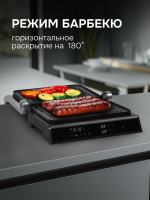 Электрогриль Zigmund & Shtain ZEG-933, сталь/пластик