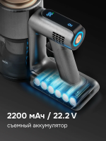 Пылесос вертикальный Zigmund & Shtain ZVC-1500, черный/золотой