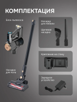 Пылесос вертикальный Zigmund & Shtain ZVC-1500, черный/золотой