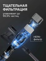 Пылесос вертикальный Zigmund & Shtain ZVC-1510, серый