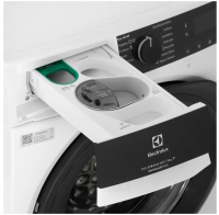 Стиральная машина с паром Electrolux EW7F4492FQE, белый/черный