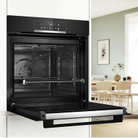 Духовой шкаф электрический Bosch HQG572EB3, пиролиз, черный