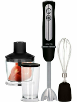 Блендер погружной Hiberg HB 1041 Br, погружной, 5 скоростей, мощность 1000 Вт, чёрный