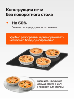 Микроволновая печь Hiberg i-VM 4588 B, инверторная, черный