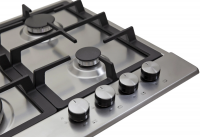 Газовая варочная панель Zigmund & Shtain GN 128.61 S, нержавеющая сталь