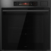 Электрический духовой шкаф с паром Asko OCS66BSH, черный/нержавеющая сталь