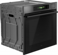 Электрический духовой шкаф с паром Asko OCS66BSH, черный/нержавеющая сталь