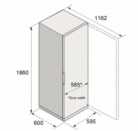 Морозильник Asko RFF286KNCS1, нержавеющая сталь