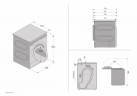 Сушильная машина Asko T710HUXLW.P, белый