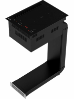 Индукционная варочная панель со встроенной вытяжкой Hiberg i5-VM7 B, черный
