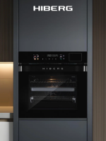 Электрический духовой шкаф Hiberg S-VMF 6515 B SMART RU, черный