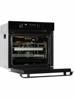 Электрический духовой шкаф Hiberg S-VMF 6515 B SMART RU, черный