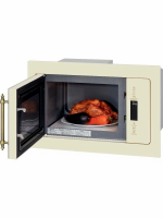 Микроволновая печь встраиваемая Hiberg i-VM 8505 Y, инверторная, бежевый
