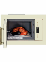 Микроволновая печь встраиваемая Hiberg i-VM 8505 Y, инверторная, бежевый