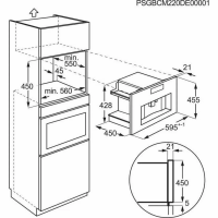 Кофемашина встраиваемая Electrolux EBC85H, черный