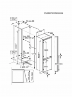 Холодильник встраиваемый Electrolux E7TNGE18S