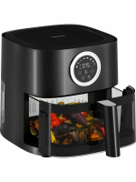 Аэрогриль Hiberg GF 400 GB, черный