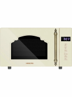 Микроволновая печь Hiberg i-VM 4088 YR, инверторная СВЧ с без поворотного стола, бежевый