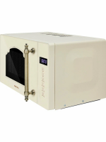 Микроволновая печь Hiberg i-VM 4088 YR, инверторная СВЧ с без поворотного стола, бежевый