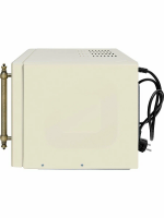Микроволновая печь Hiberg i-VM 4088 YR, инверторная СВЧ с без поворотного стола, бежевый