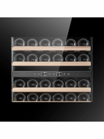 Винный шкаф встраиваемый Hiberg ROYAL W 60, черный